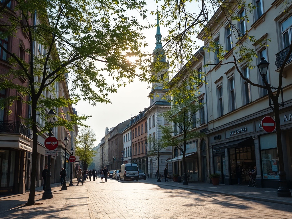Mapa Polski z zaznaczoną Zieloną Górą, symbolizująca wyniki wyborów 2023