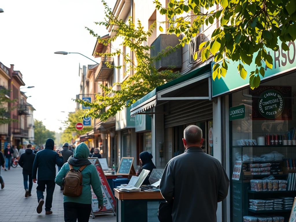 Grafika przedstawiająca kluczowe wskaźniki demograficzne i gospodarcze Zielonej Góry na podstawie danych GUS
